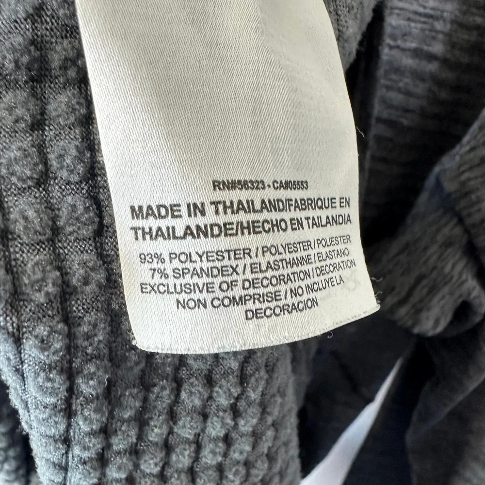 Nike Running Sweater 1/2 Zip Therma Sphere Micro Grid Heathered Grey Mens Medium - Picture 4 of 5